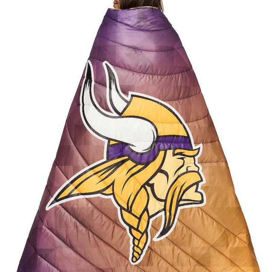 Prints Rumpl Nfl | Original Puffy Blanket - Minnesota Vikings Geo