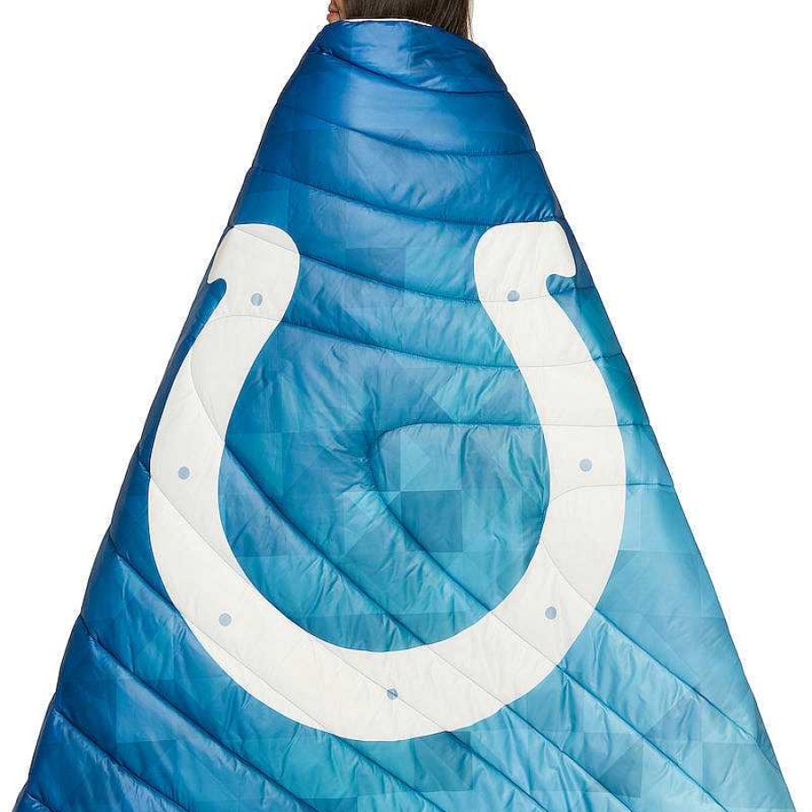 Prints Rumpl Nfl | Original Puffy Blanket - Indianapolis Colts Geo