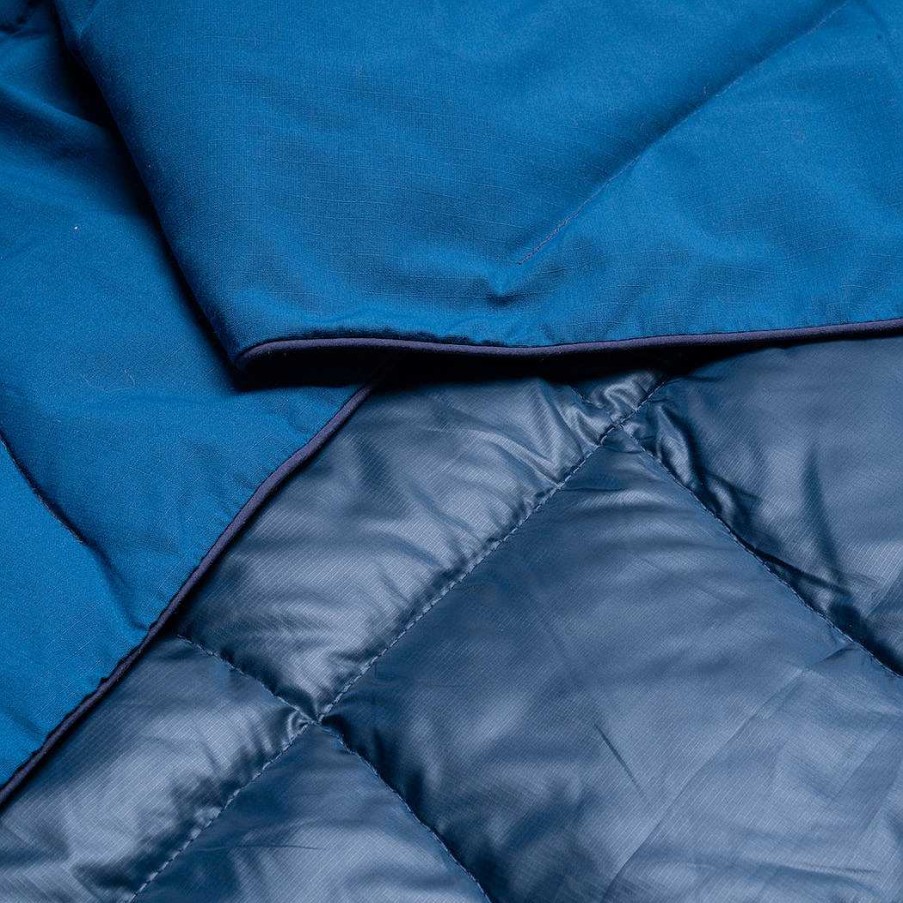 Blankets Rumpl Nanoloft® Travel | Nanoloft® Flame Blanket - Deepwater