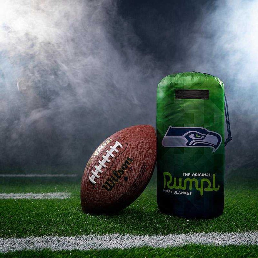 Prints Rumpl Nfl | Original Puffy Blanket - Seattle Seahawks Geo