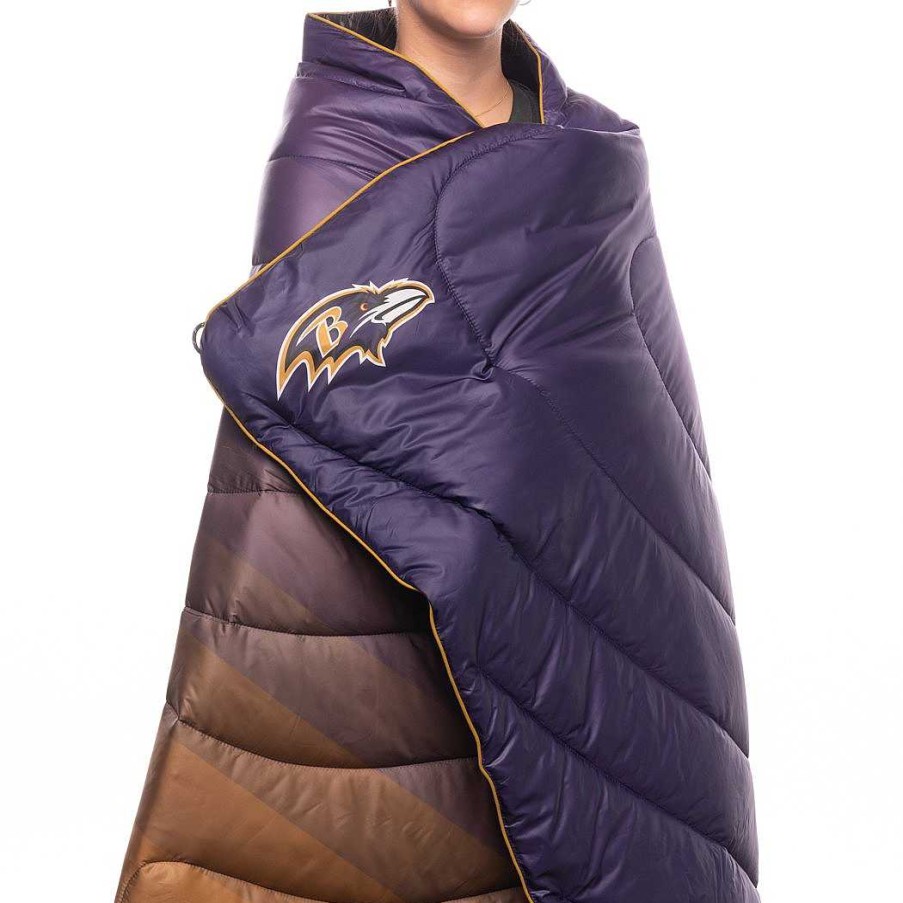 Prints Rumpl Nfl | Original Puffy Blanket - Baltimore Ravens