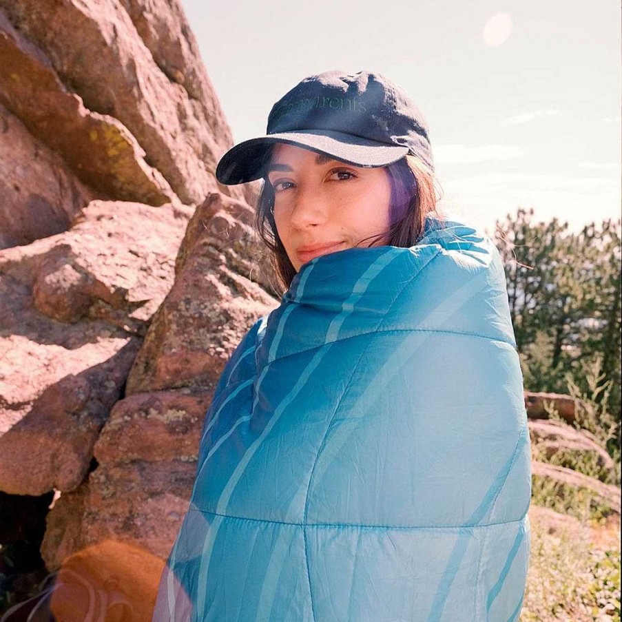 Blankets Rumpl Nanoloft® Travel | Nanoloft® Travel Blanket - Nicole Mclaughlin - Mist Blue