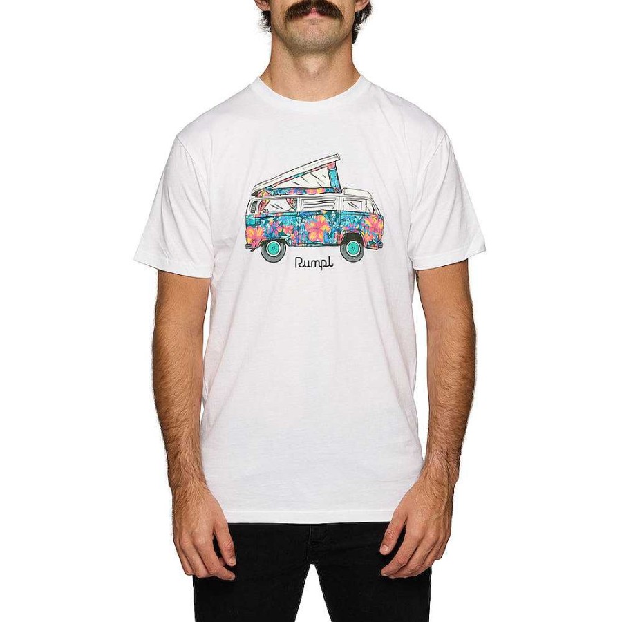 Gear & Apparel Rumpl Apparel | Tee Shirt - White Blue Hawaii Van