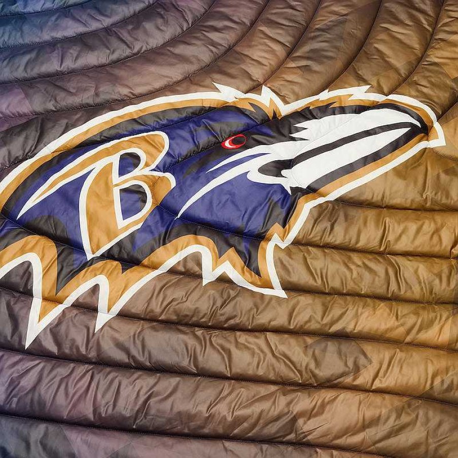 Prints Rumpl Nfl | Original Puffy Blanket - Baltimore Ravens Geo